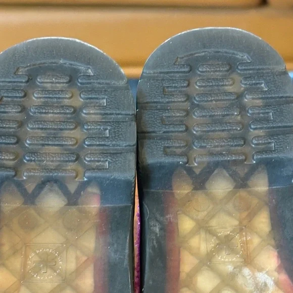 Dr. Martens Kids Fuzzy Pink Boots with Black Laces - Picture 11 of 14